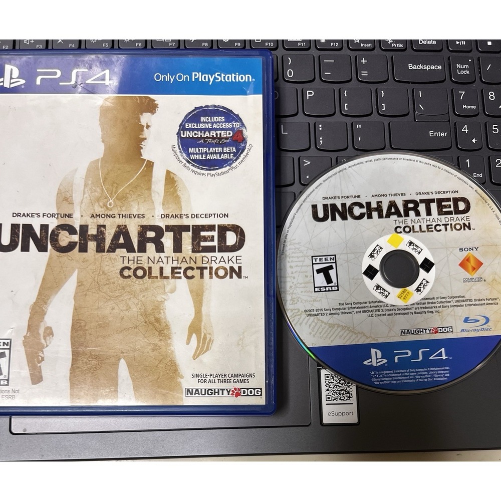 Uncharted The Nathan‎ Drake Collection Sony PlayStation 4 PS4 Remastered Trilogy